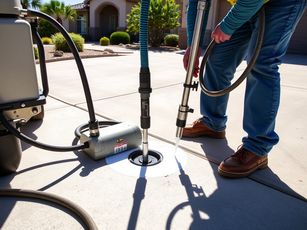 Concrete leveling and repair services in Scottsdale